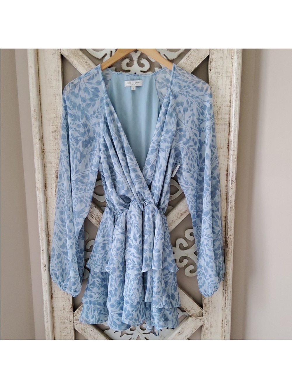 Willow Valerie Dress size small S summer flowy ruffle skirt dress